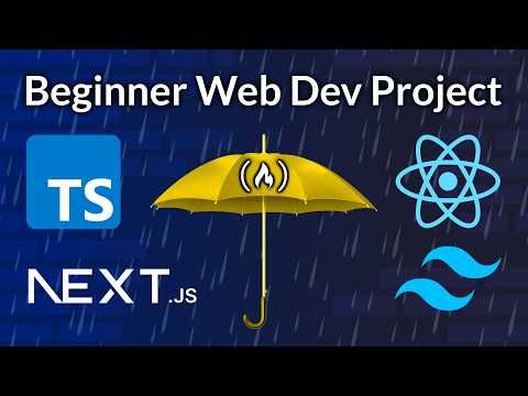 Beginner Web Dev Project Tutorial – Weather App with Next.js, Tailwind CSS, and TypeScript