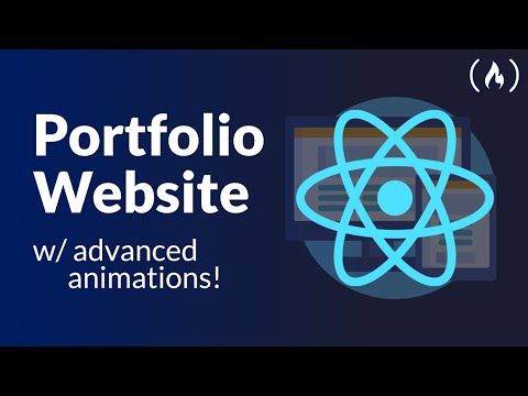 React Project Tutorial – Build a Portfolio Website w/ Advanced Animations